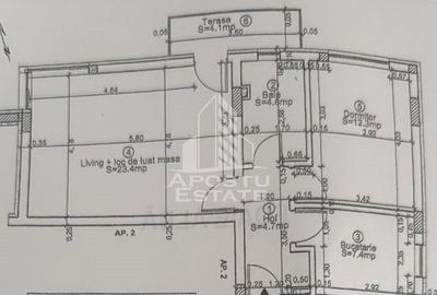 Apartament cu 2 camere decomandat, mobilat în Braytim - 9