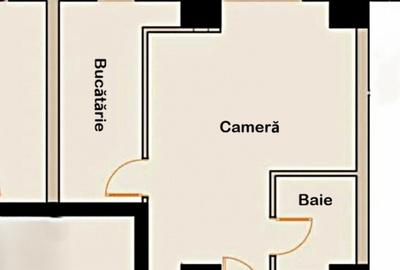 Garsonieră decomandată în Lunca Cetățuii - 2