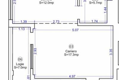 Apartament, 2 camere, 45 mp, zona Piata Victoriei - 1
