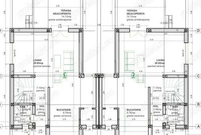 Duplex cu Perete Dublu, Proiect Modern - 9
