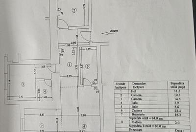 Apartament cu 3 camere în Nord - 16