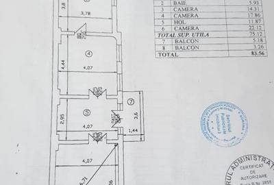 Apartament cu 3 camere semidecomandat, mobilat în Universitate - 2