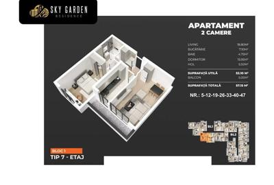 Apartament cu 2 camere decomandat în Vest