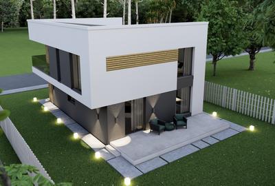 Casa individuală P+1 util 180 mp 5 camere - 7