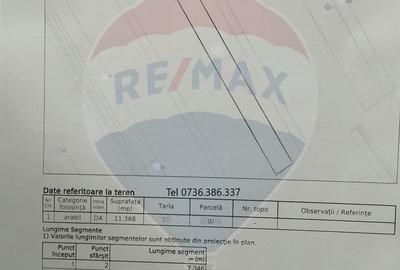 Teren agricol intravilan de 11368 mp, în Crevedia - 3