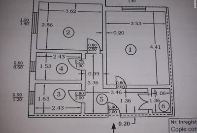 Apartament cu 2 camere decomandat în Târgu Neamț - 1