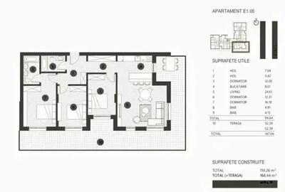 Apartament cu 4 camere decomandat în Barbu Văcărescu - 8