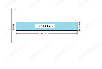 Gradistea - Tarla 34, teren 16.450 mp. in apropiere de DJ 200 si Padure - 3