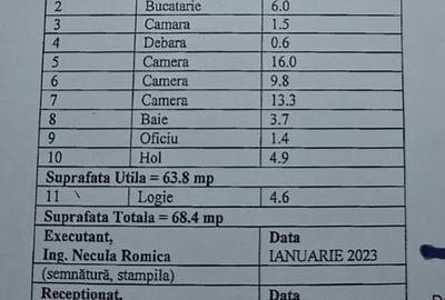 Apartament cu 3 camere semidecomandat, mobilat în Brâncoveanu - 17