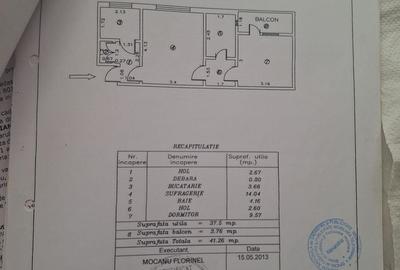 Apartament cu 2 camere semidecomandat în Central - 1