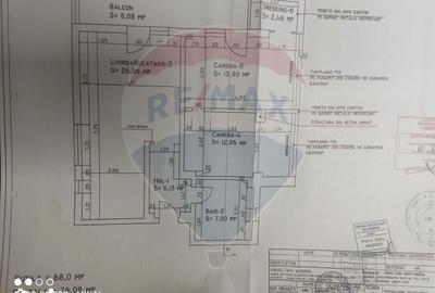 Apartament cu 3 camere semidecomandat în Eminescu