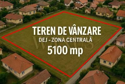 Pret Redus !Teren intravilan 5.113 mp Dej, front 30 m, utilitatIla parcela - 1