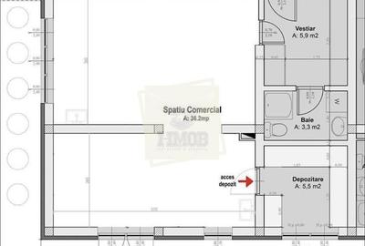 Spatiu comercial 2 camere si parcare pretabil afacere in Arhitectilor - 7