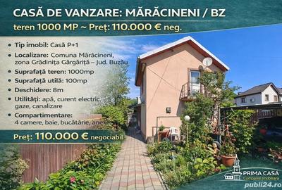 Casa de vanzare Maracineni BZ teren 1000mp Pret: 110.000 neg. - 4