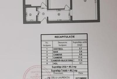 Apartament 2 camere transformat in 3 -centrala proprie-zona Politehnica - 6