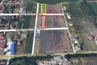 Teren intravilan, 2470 mp, dubla deschidere, Afumati - 2