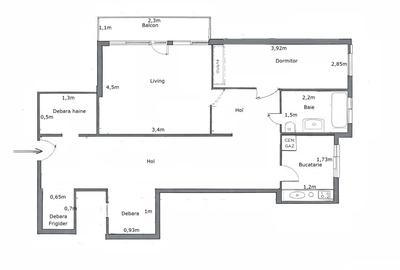 Direct de la proprietar vand apartament 2 camere, Lunca, Universitate - 2