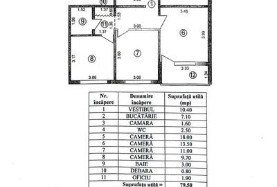 Apartament cu 4 camere decomandat, mobilat în Brâncoveanu - 3