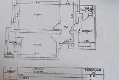 Vand apartament 3 camere, decomandat str. Calea Bucovinei - 2