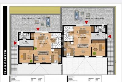 Vanzare duplex premium garaj pentru 2 masini chiar la intrare Tauti - 5