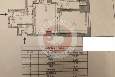 Apartament cu 3 camere decomandat în Calea Victoriei