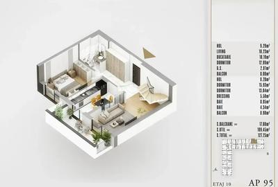 Penthouse cu 4 camere decomandat în Theodor Pallady - 3