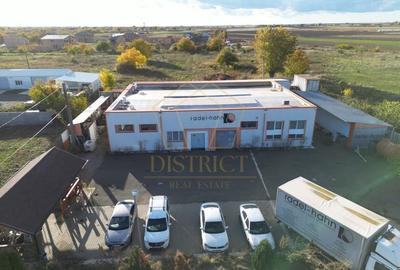 Hala industriala de 655mp + teren 5.838mp | Sag | Acces TIR | Panouri solare - 2