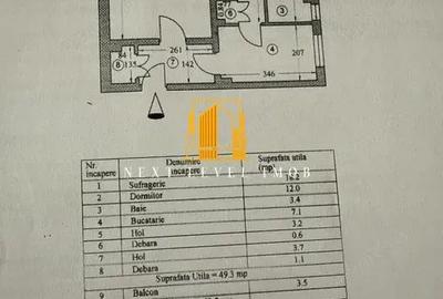 Apartament cu 2 camere decomandat în Central - 2