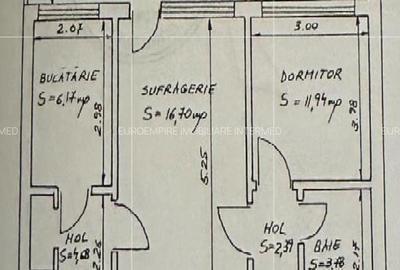 Apartament cu 2 camere semidecomandat în Abator