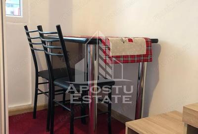 Garsonieră decomandată, mobilată în Girocului
