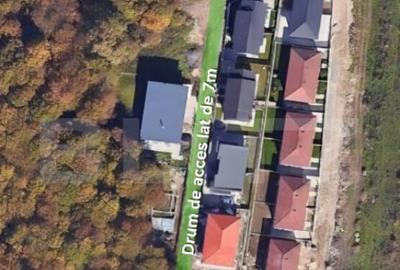 Teren intravilan, zona de case, langa liziera padurii, 500 m - 1