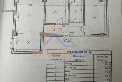 Vanzare apartament 3 camere zona Auchan Militari - 6