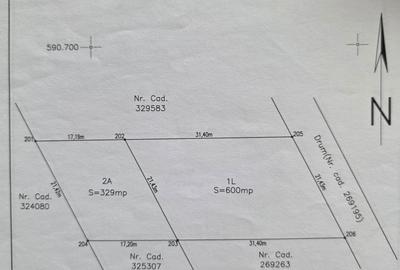 Teren de 929 mp, în Moara - 1