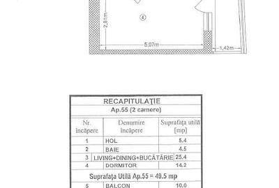 Apartament cu 2 camere în Dristor - 5
