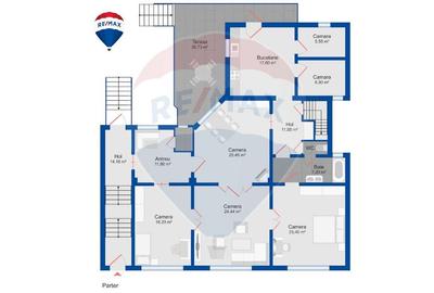 Casă Evreiască de Vânzare, Singur în Curte în zona Ultracentral - 23