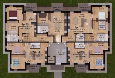 Satu Mare, Micro 17, Apartament 3 camere in complex nou - 3