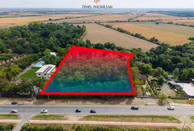 Teren 7.500 mp cu FS 91 m la E70 si Bega - ideal dezvoltare servicii - 1