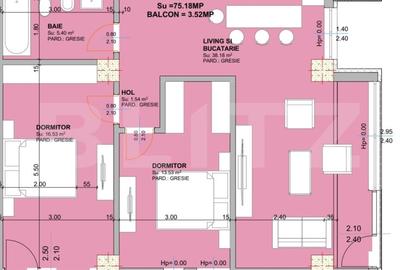 Apartamente cu 2-3 camere, bloc nou, RATE, zona Centrala - 5