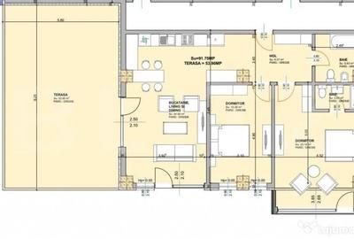 Apartament cu 2 camere decomandat în Central - 2