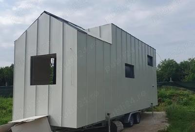 Casu?a modulara pe ro?i Tiny House la rosu - 1