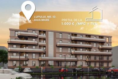 NEW! COMISION 0% - Ap. 2  camere - str. Lupului nr 10, Baia Mare