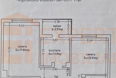 Apartament cu 2 camere decomandat în Sud - 9
