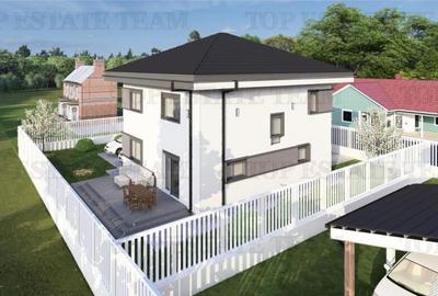 Vila de lux, independenta energetic, 255mp, 650mp teren, lan - 1