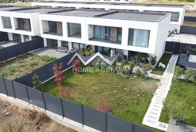 Casă duplex P+1 de vânzare Tunari - finisaje premium, teren 505 mp - 2