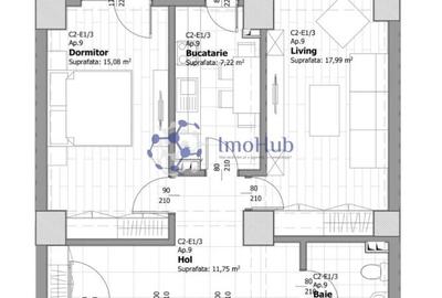 Apartament cu 2 camere, Tatarasi, etaj 3, 65mp, 108.800 euro+TVA - 8