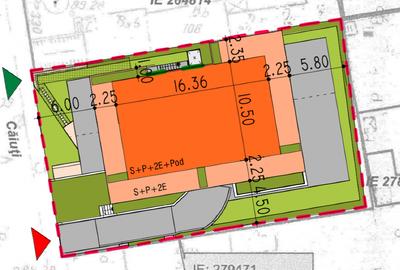 Teren cu autorizatie de construire de vanzare zona Jiului T.651mp + Ac.Sd.1050mp - 3