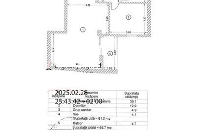 Apartament cu 2 camere decomandat în Unirii - 23