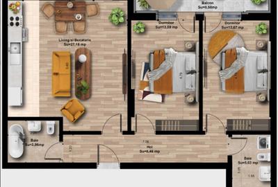 Apartament 3 camere acces metrou - 4