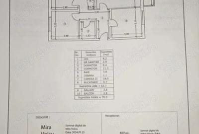 Apartament cu 3 camere decomandat în Central - 4