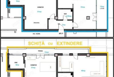 Apartament cu 2 camere decomandat, mobilat în Plopilor